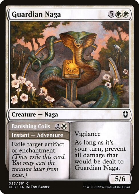 Guardian Naga // Banishing Coils - Commander Legends: Battle for Baldur's Gate - 23