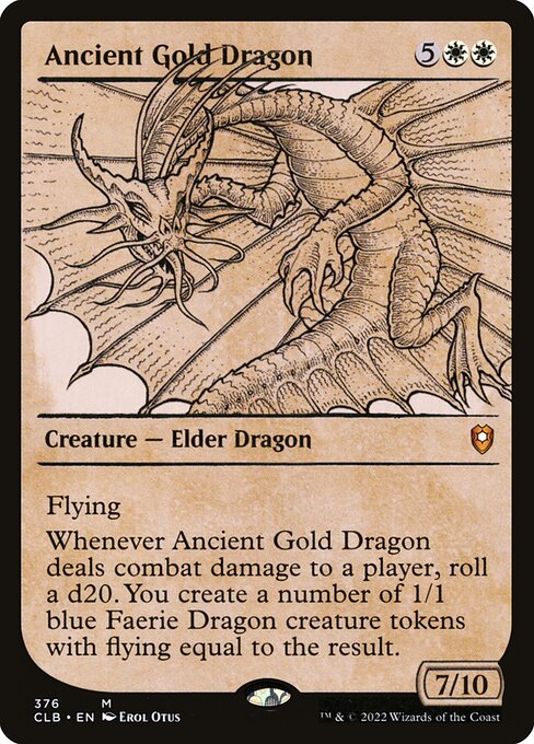 Ancient Gold Dragon - Commander Legends: Battle for Baldur's Gate - 376