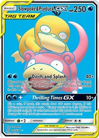 Slowpoke & Psyduck GX (Full Art) - SM - Unified Minds - 217/236