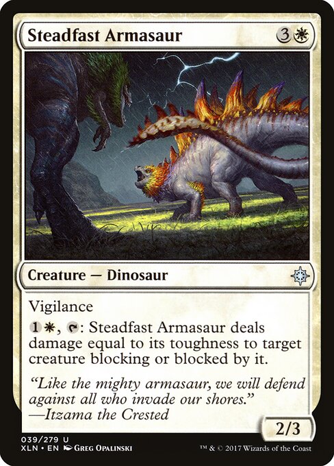 Steadfast Armasaur - Ixalan - 39