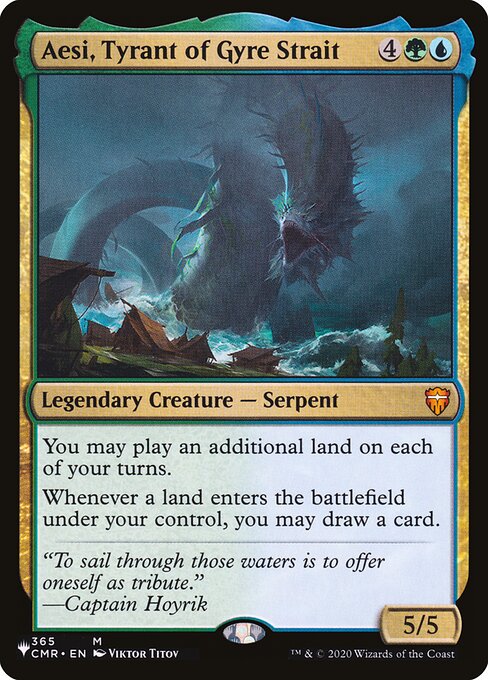 Aesi, Tyrant of Gyre Strait - The List - CMR-365