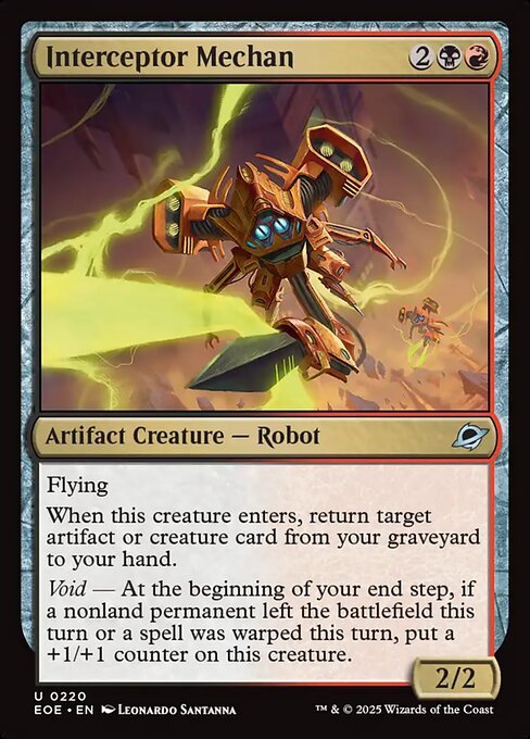Interceptor Mechan - Edge of Eternities - 220