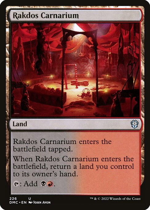 Rakdos Carnarium - Dominaria United Commander - 226
