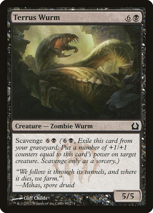 Terrus Wurm - Return to Ravnica - 80
