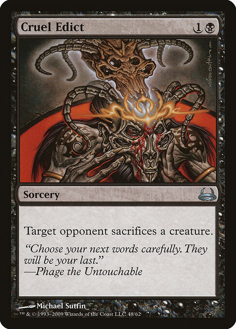 Cruel Edict - Duel Decks: Divine vs. Demonic - 48