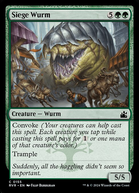 Siege Wurm - Ravnica Remastered - 155