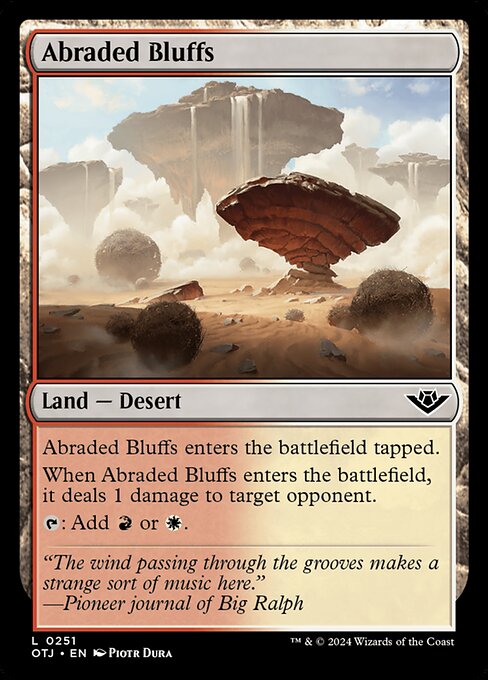 Abraded Bluffs - Outlaws of Thunder Junction - 251