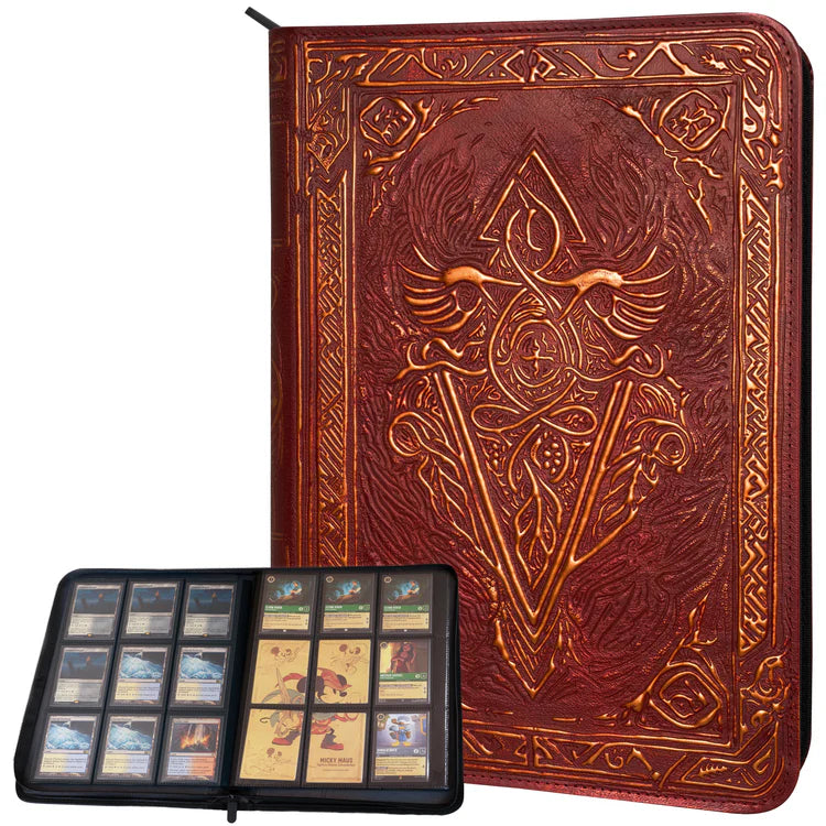 TCG Faux-Leather Trading Card Binder