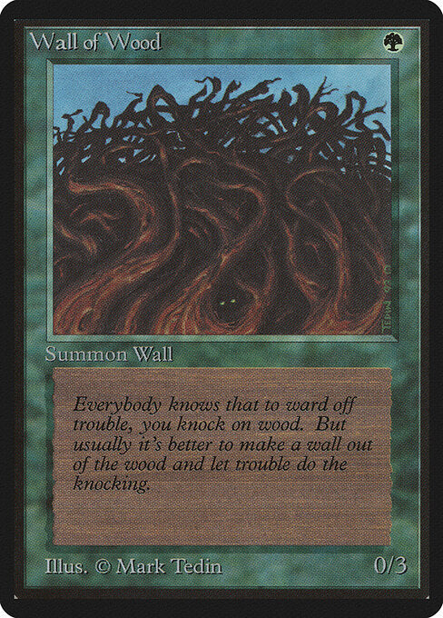 Wall of Wood - Limited Edition Beta - 226
