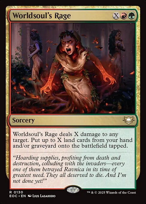 Worldsoul's Rage - Edge of Eternities Commander - 130