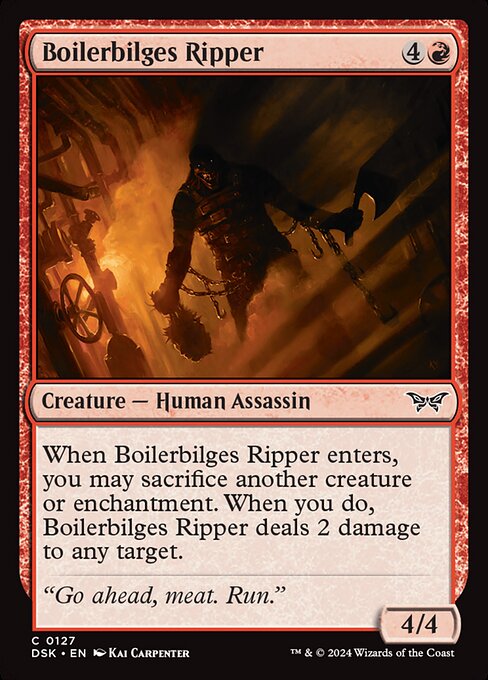 Boilerbilges Ripper - Duskmourn: House of Horror - 127