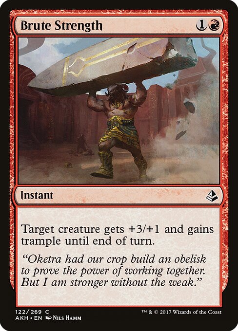 Brute Strength - Amonkhet - 122