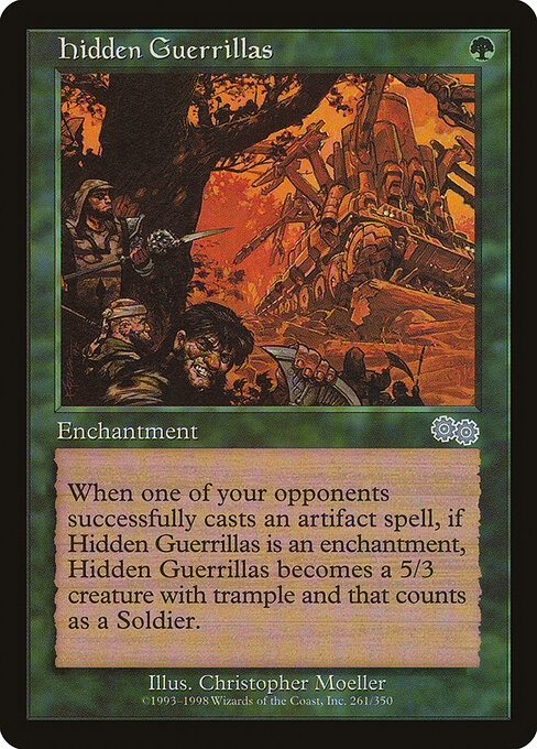 Hidden Guerrillas - Urza's Saga - 261