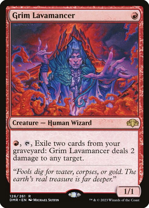 Grim Lavamancer - Dominaria Remastered - 126