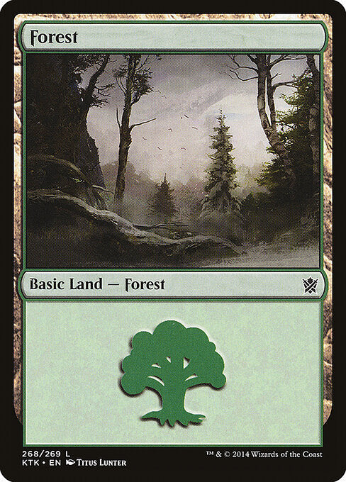 Forest - Khans of Tarkir - 268