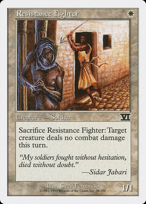 Resistance Fighter - Classic Sixth Edition - 38