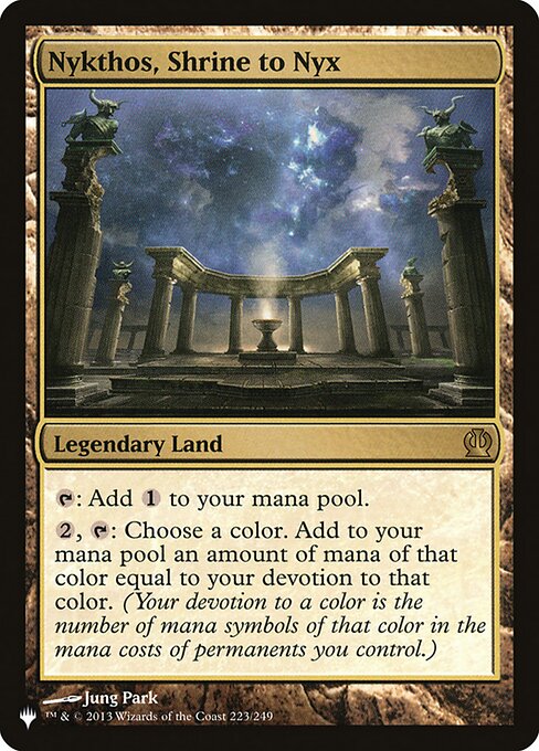 Nykthos, Shrine to Nyx - The List - THS-223