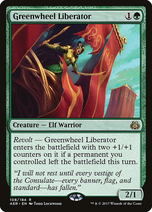 Greenwheel Liberator - Aether Revolt - 108