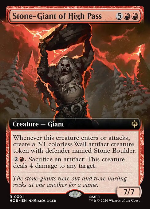 Stone-Giant of High Pass - The Hobbit - 304