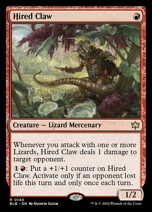 Hired Claw - Bloomburrow - 140