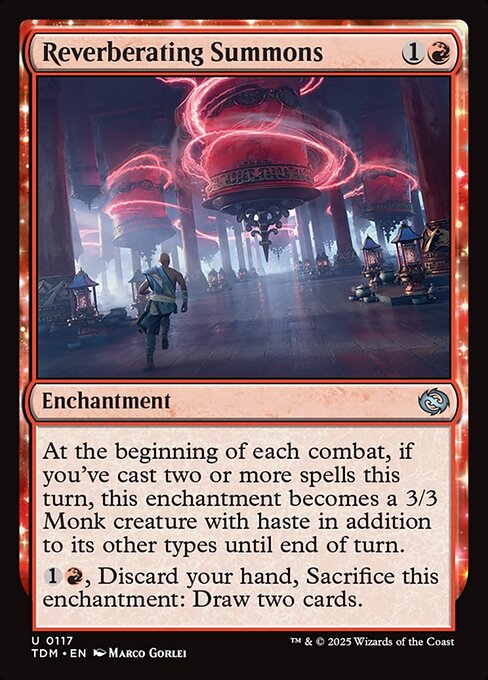 Reverberating Summons - Tarkir: Dragonstorm - 117