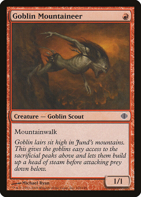 Goblin Mountaineer - Shards of Alara - 102