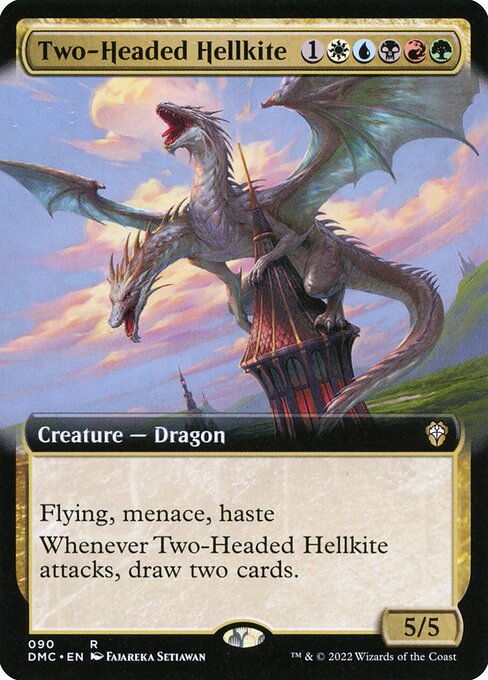 Two-Headed Hellkite - Dominaria United Commander - 90