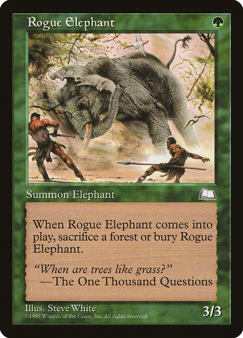 Rogue Elephant - Weatherlight - 139