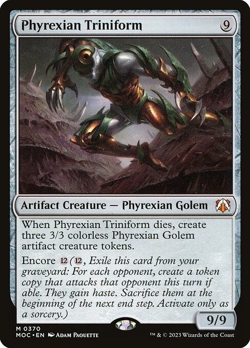 Phyrexian Triniform - March of the Machine Commander - 370