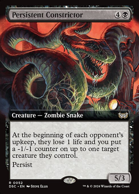 Persistent Constrictor - Duskmourn: House of Horror Commander - 52