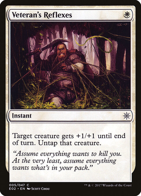 Veteran's Reflexes - Explorers of Ixalan - 5