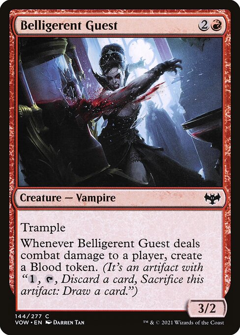 Belligerent Guest - Innistrad: Crimson Vow - 144