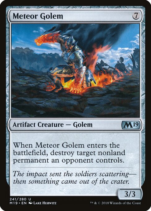 Meteor Golem - Core Set 2019 - 241