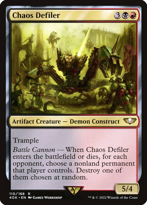 Chaos Defiler - Warhammer 40,000 Commander - 110