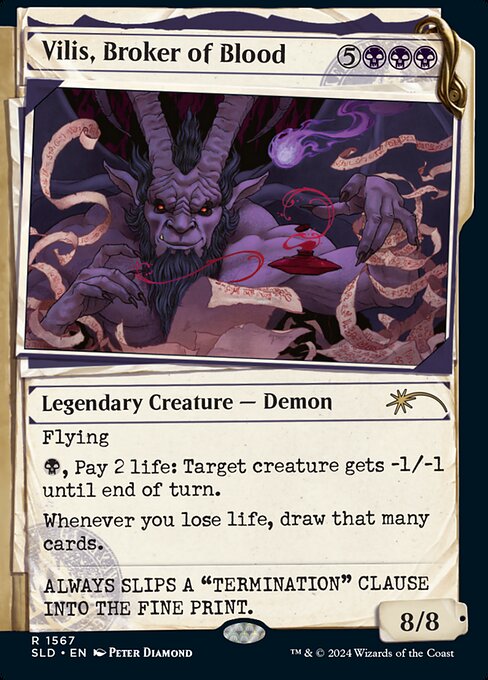 Vilis, Broker of Blood - Secret Lair Drop - 1567