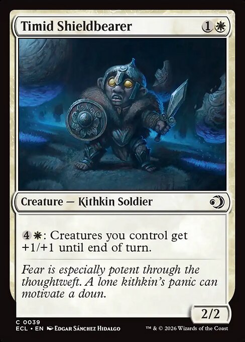 Timid Shieldbearer - Lorwyn Eclipsed - 39