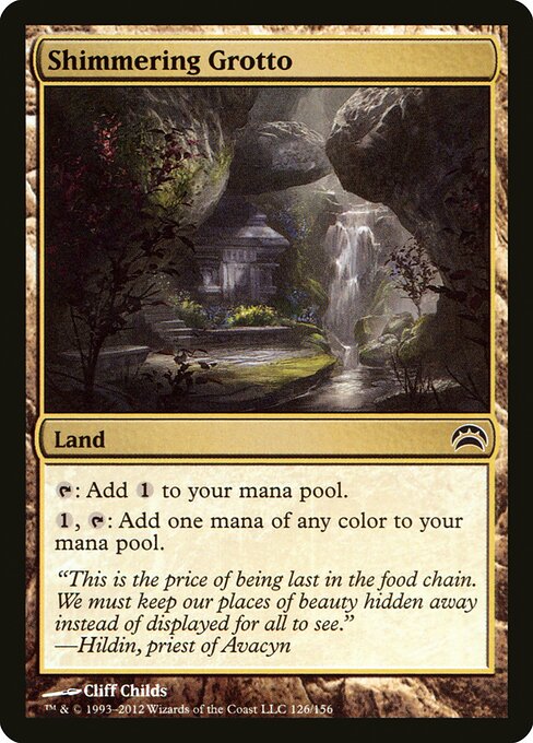 Shimmering Grotto - Planechase 2012 - 126