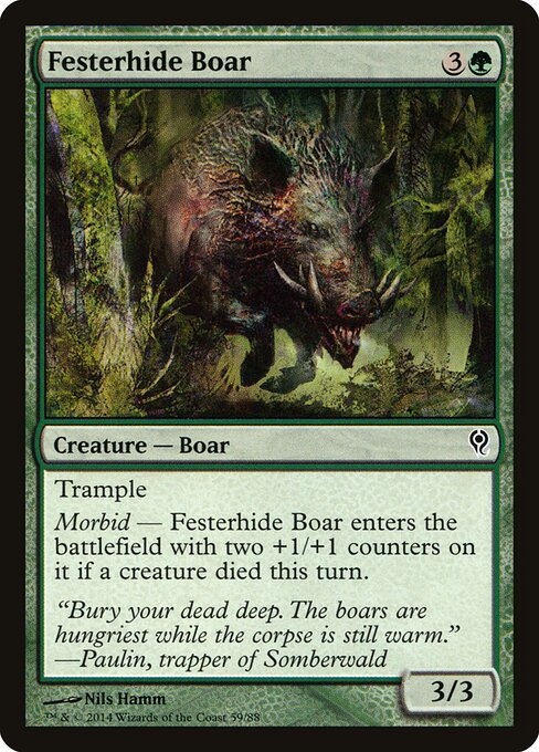 Festerhide Boar - Duel Decks: Jace vs. Vraska - 59