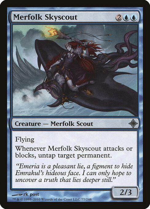 Merfolk Skyscout - Rise of the Eldrazi - 77