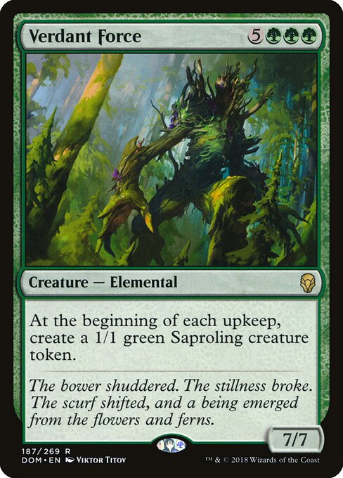 Verdant Force - Dominaria - 187