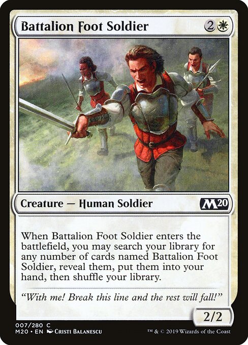 Battalion Foot Soldier - Core Set 2020 - 7