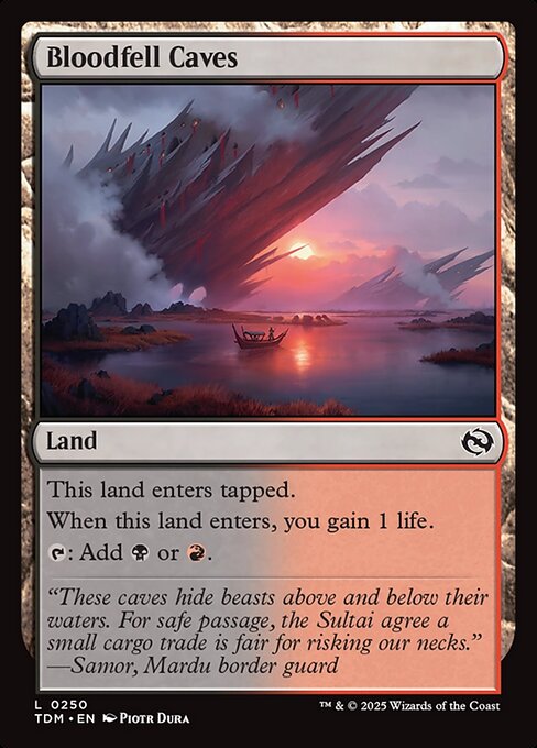 Bloodfell Caves - Tarkir: Dragonstorm - 250