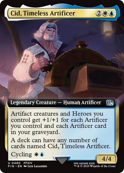 Cid, Timeless Artificer (Extended Art) [FINAL FANTASY]