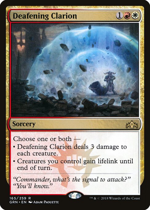 Deafening Clarion - Guilds of Ravnica - 165