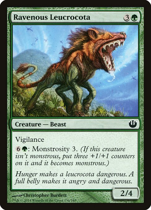 Ravenous Leucrocota - Journey into Nyx - 136