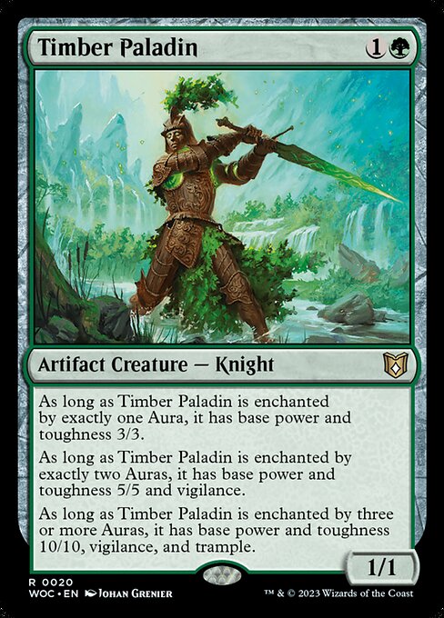 Timber Paladin - Wilds of Eldraine Commander - 20