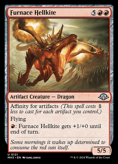 Furnace Hellkite - Modern Horizons 3 - 121