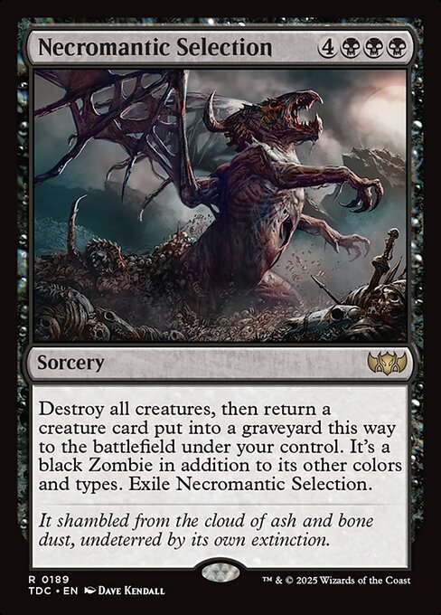 Necromantic Selection - Tarkir: Dragonstorm Commander - 189
