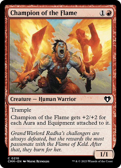 Champion of the Flame - Commander Masters - 210