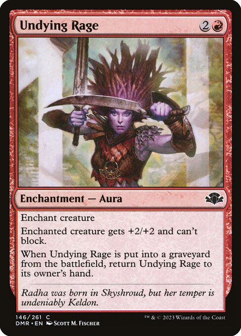 Undying Rage - Dominaria Remastered - 146